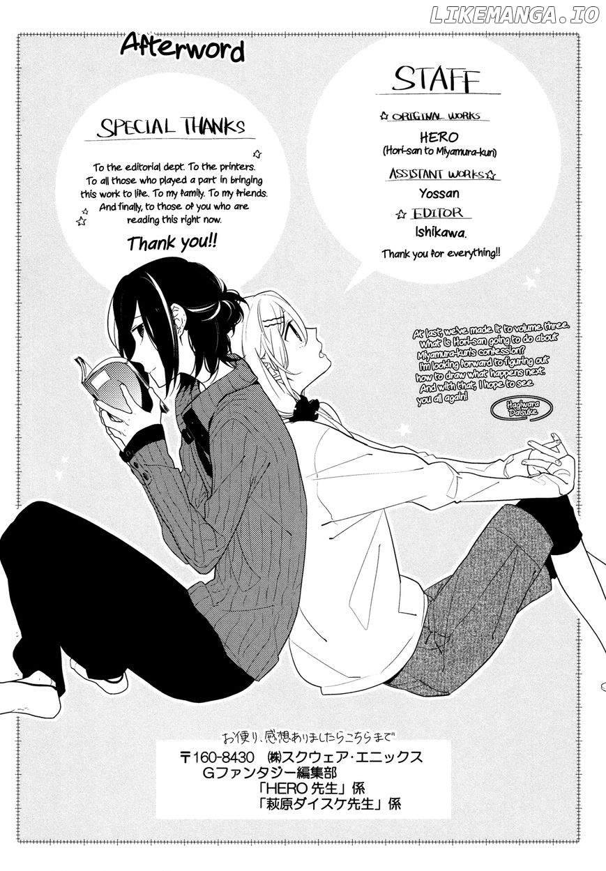 Read Horimiya En Manga Online