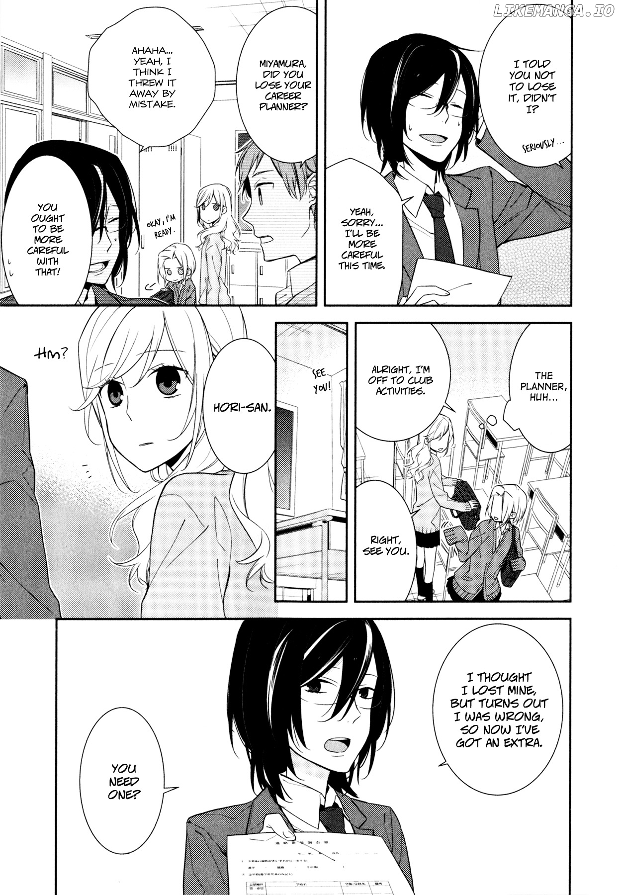 Read Horimiya En Manga Online