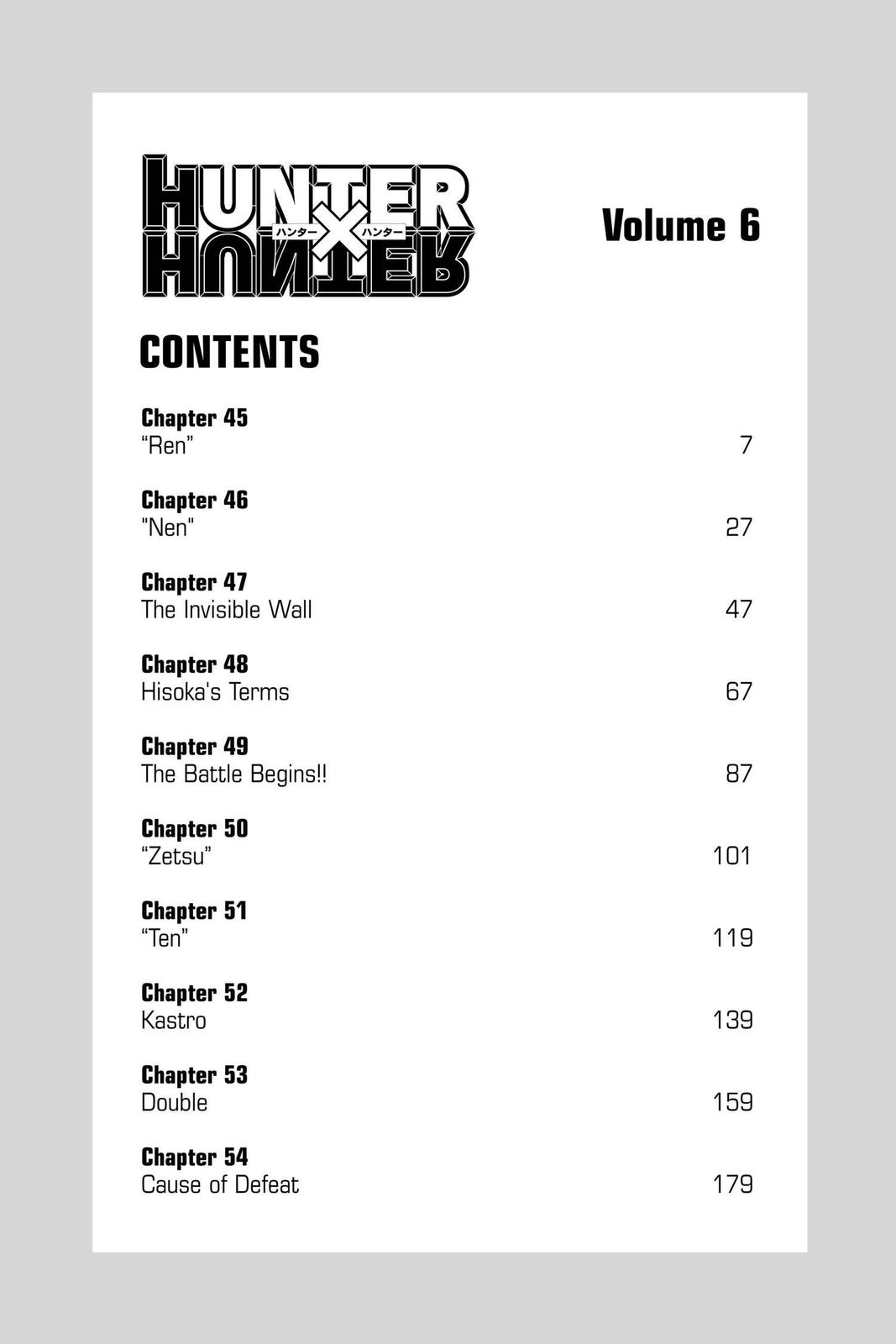 Read Hunter x Hunter En Manga Online