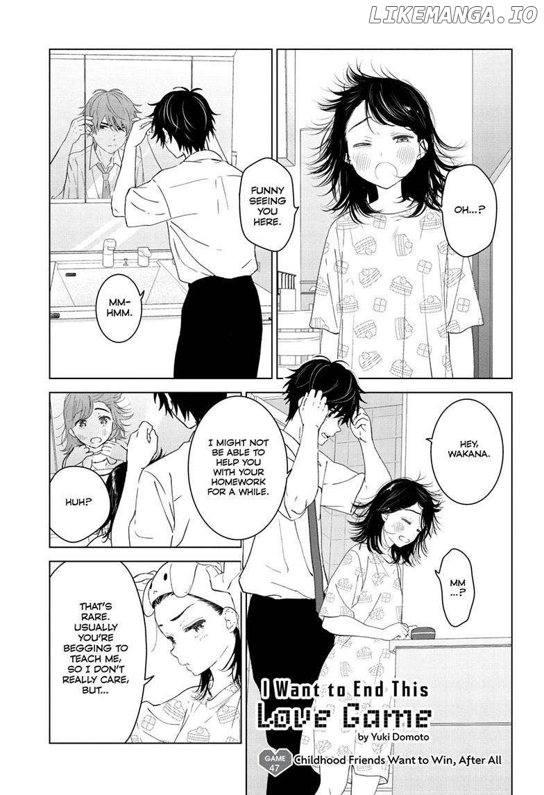 Read I Want to End this Love Game En Manga Online