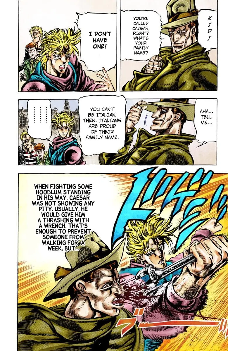 Read JoJos Bizarre Adventure Part 2 Battle Tendency En Manga Online