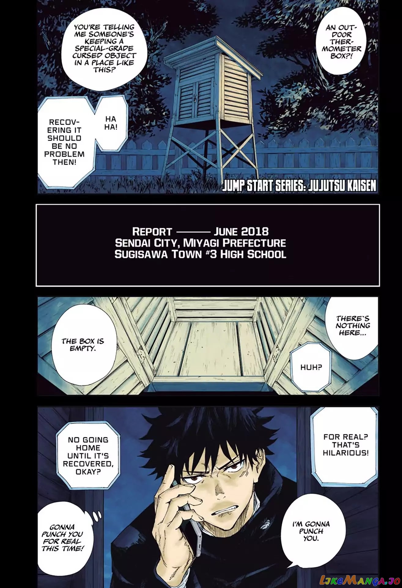 Read Jujutsu Kaisen En Manga Online