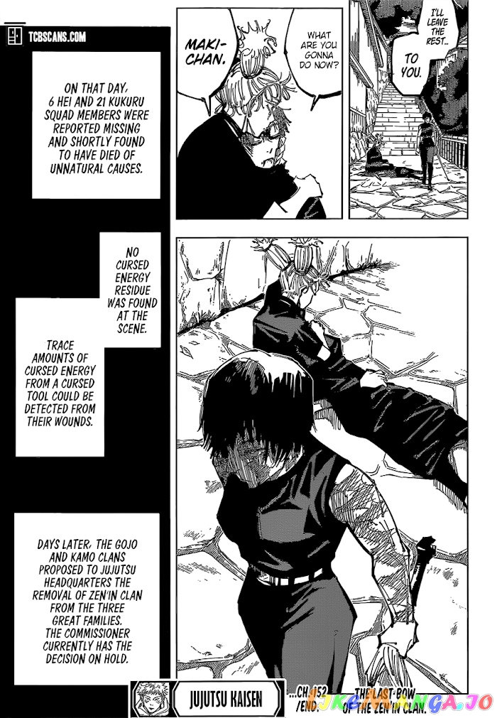 Read Jujutsu Kaisen En Manga Online
