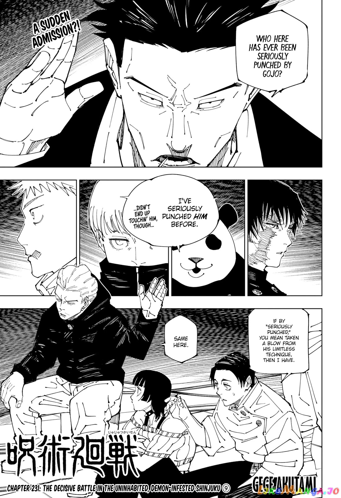 Read Jujutsu Kaisen En Manga Online
