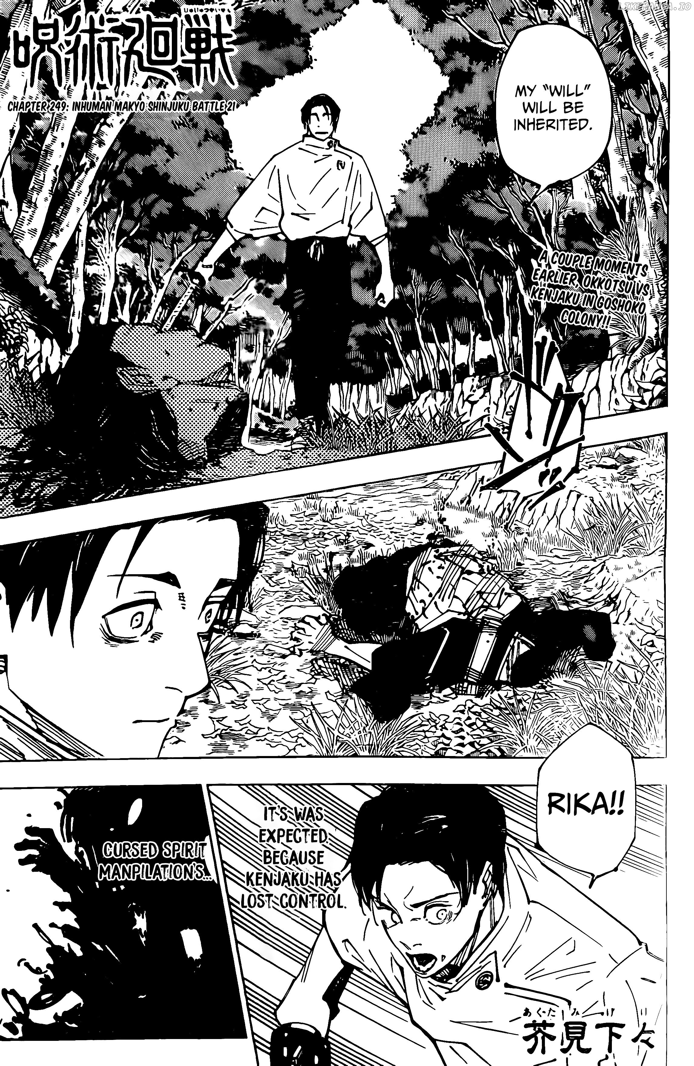 Read Jujutsu Kaisen En Manga Online