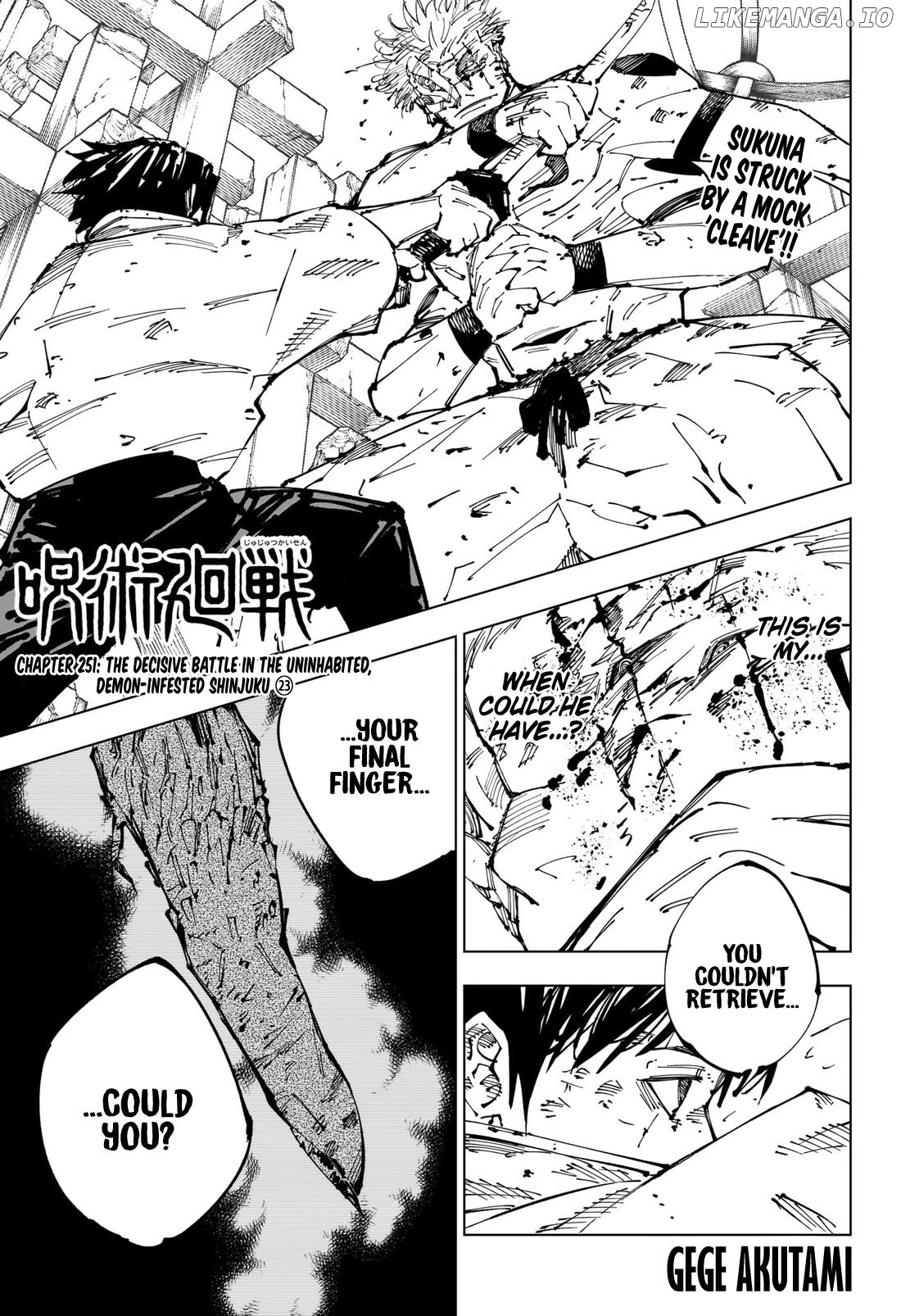 Read Jujutsu Kaisen En Manga Online