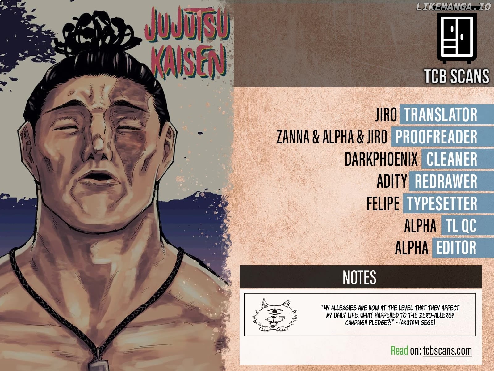 Read Jujutsu Kaisen En Manga Online