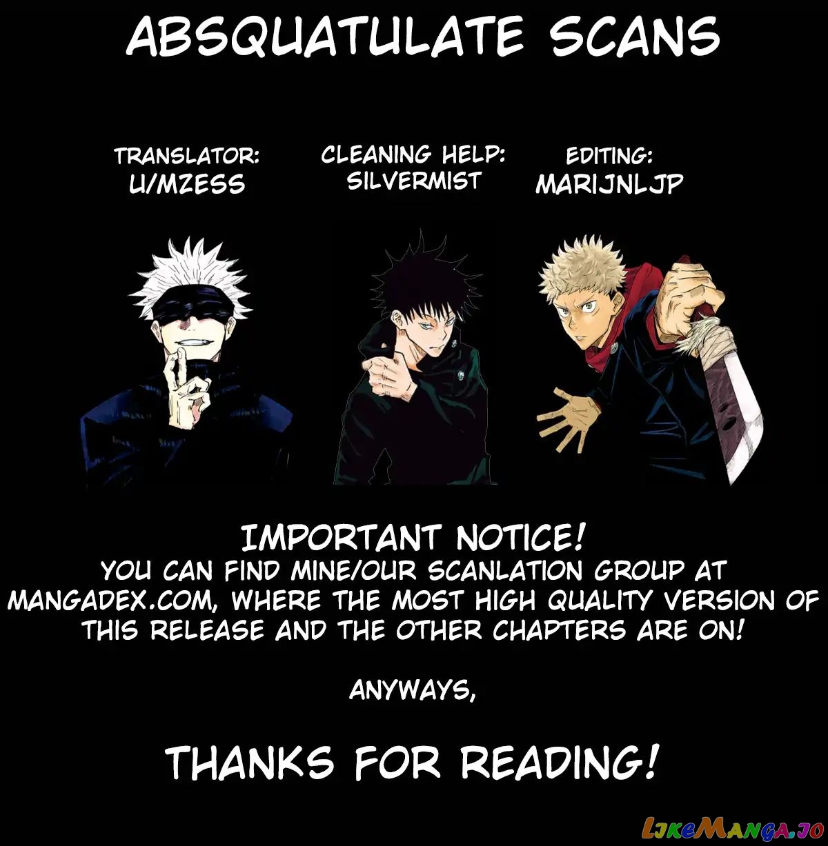 Read Jujutsu Kaisen En Manga Online