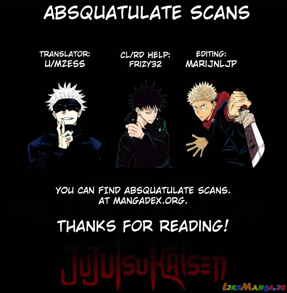 Read Jujutsu Kaisen En Manga Online