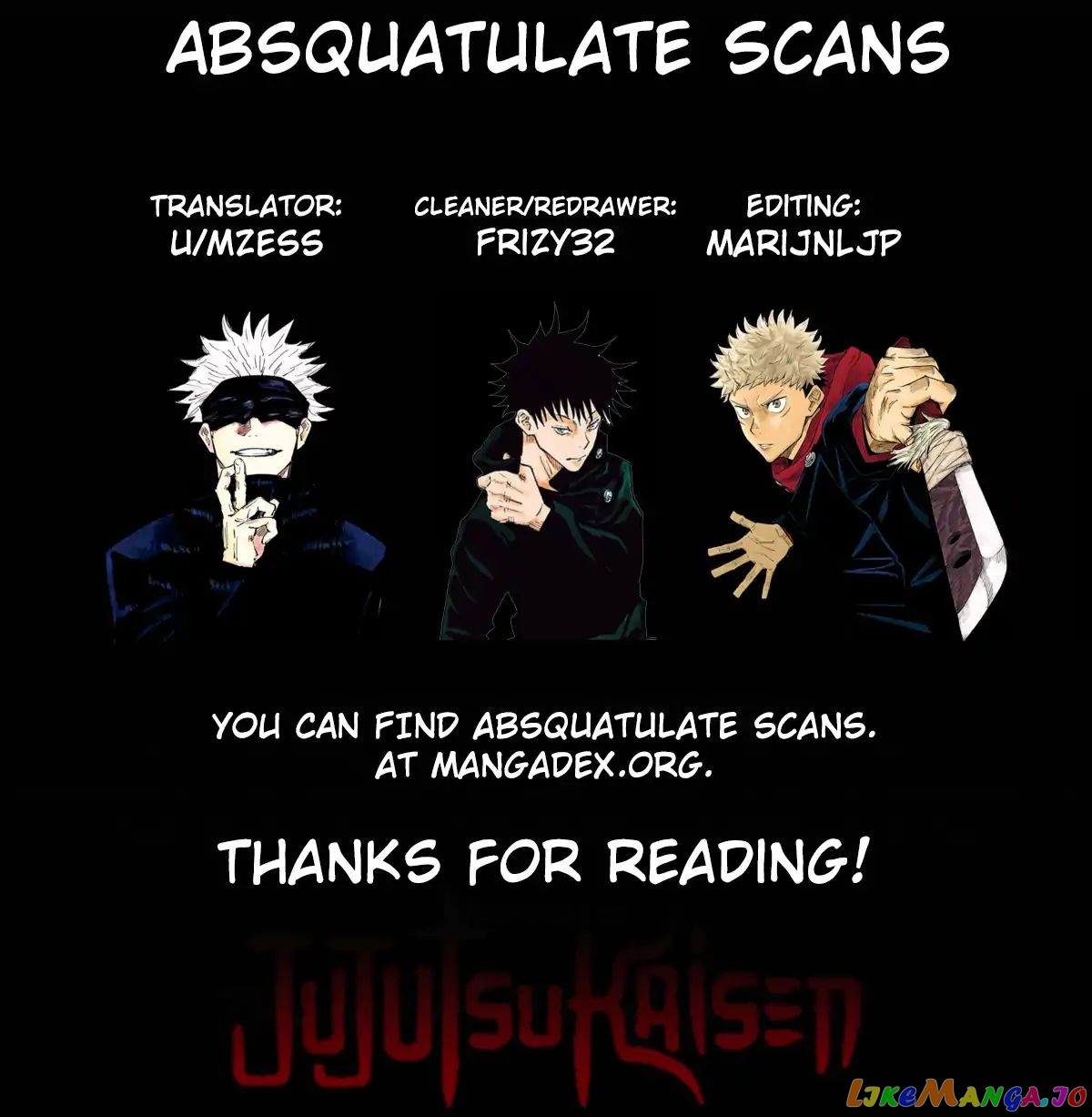 Read Jujutsu Kaisen En Manga Online