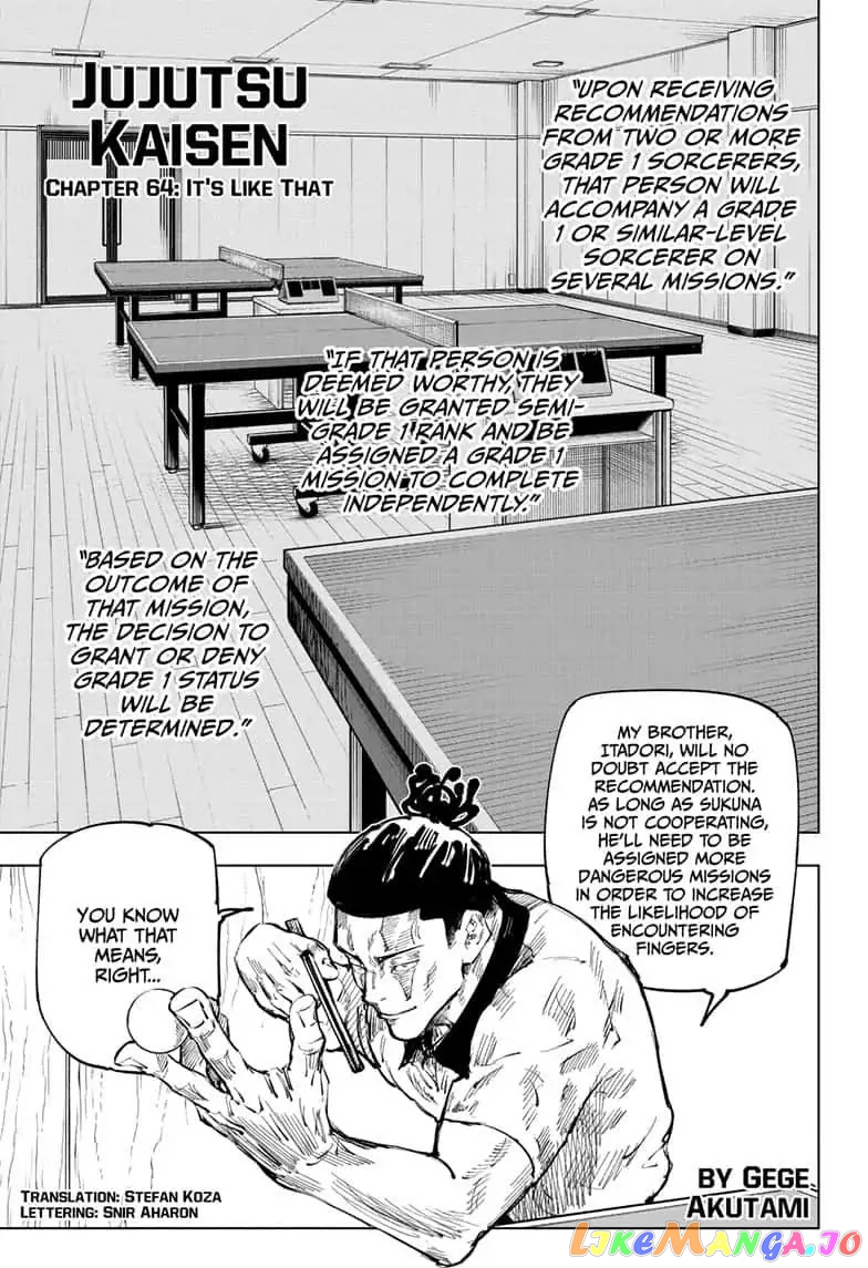 Read Jujutsu Kaisen En Manga Online