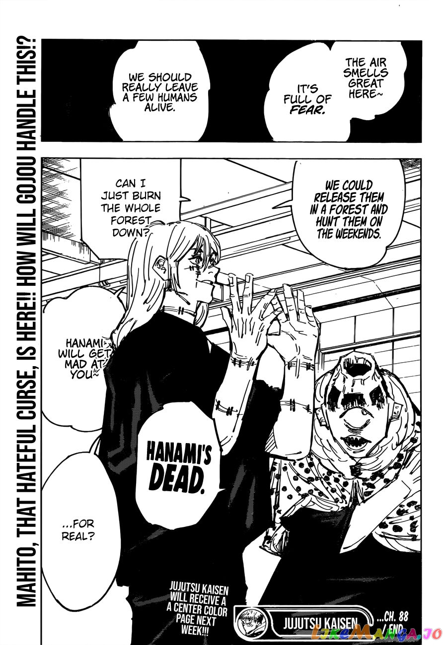 Read Jujutsu Kaisen En Manga Online