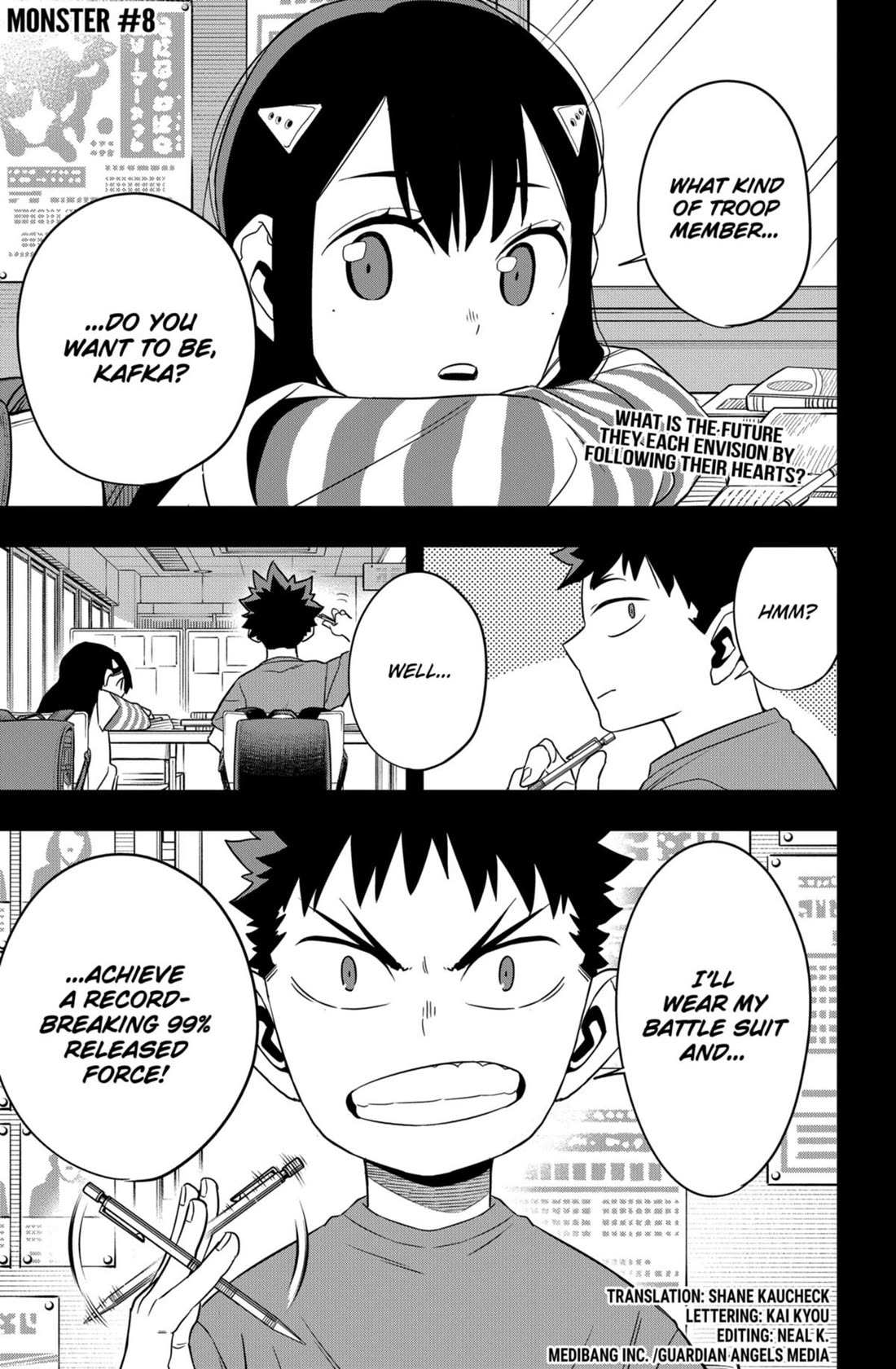 Read Kaiju No 8 En Manga Online