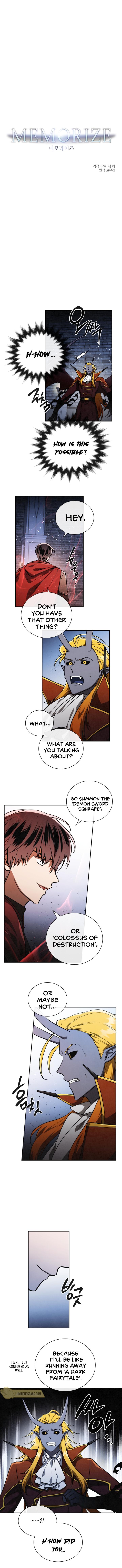 Read Memorize En Manga Online