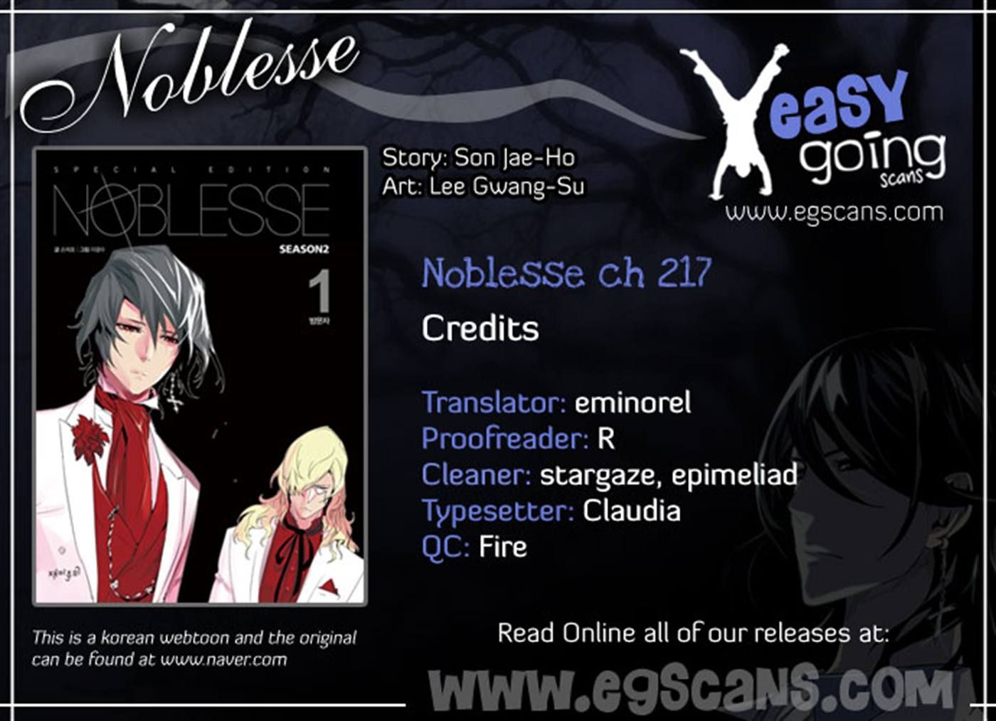 Read Noblesse En Manga Online