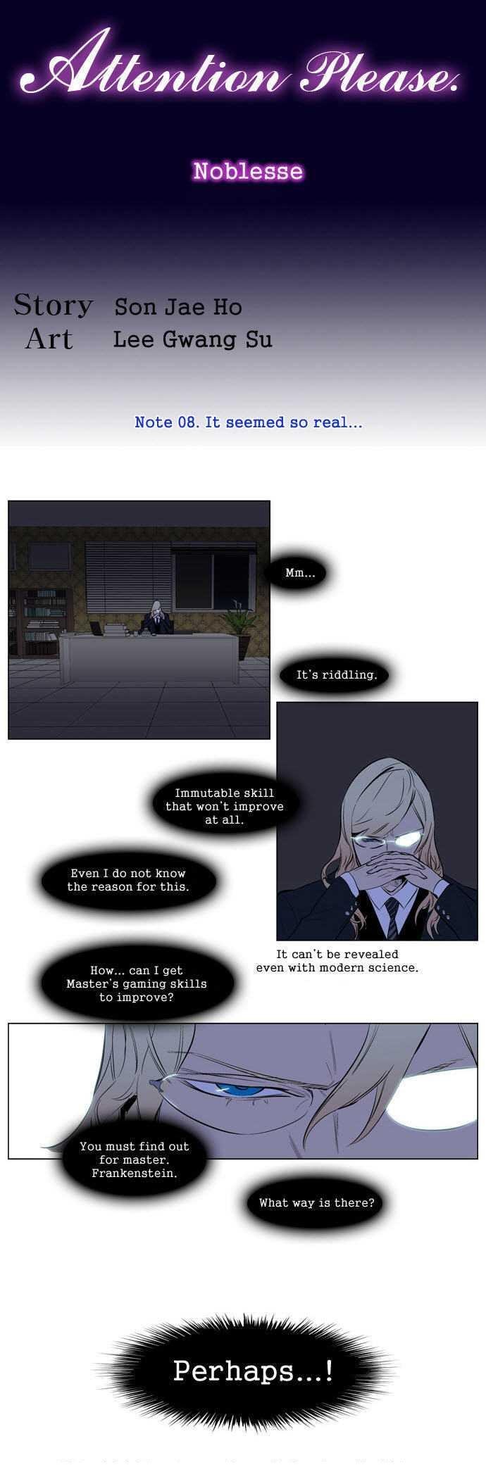 Read Noblesse En Manga Online