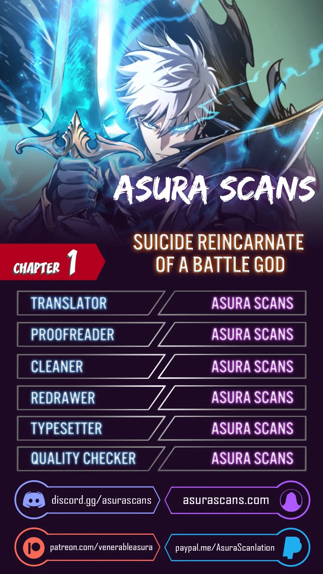 Read Reincarnation of the Suicidal Battle God En Manga Online