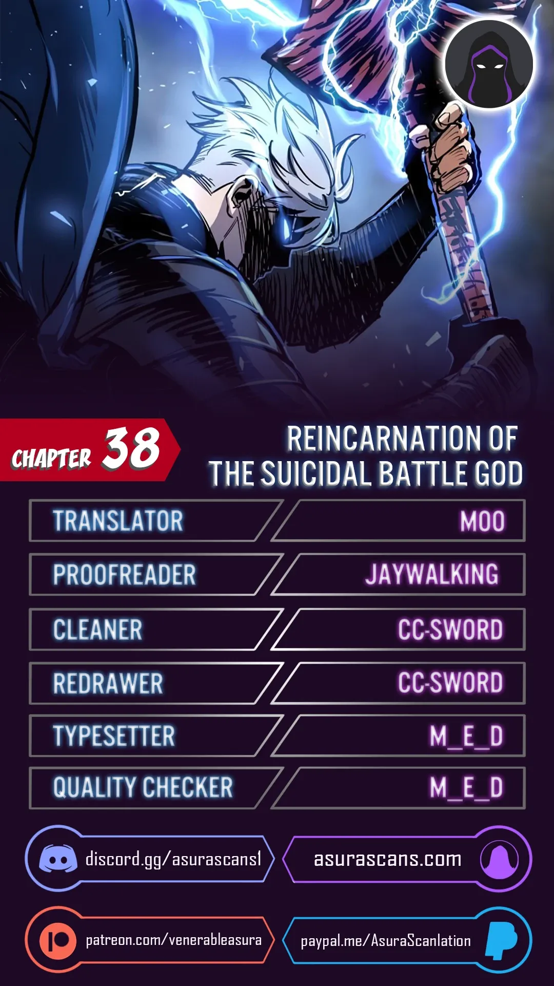 Read Reincarnation of the Suicidal Battle God En Manga Online