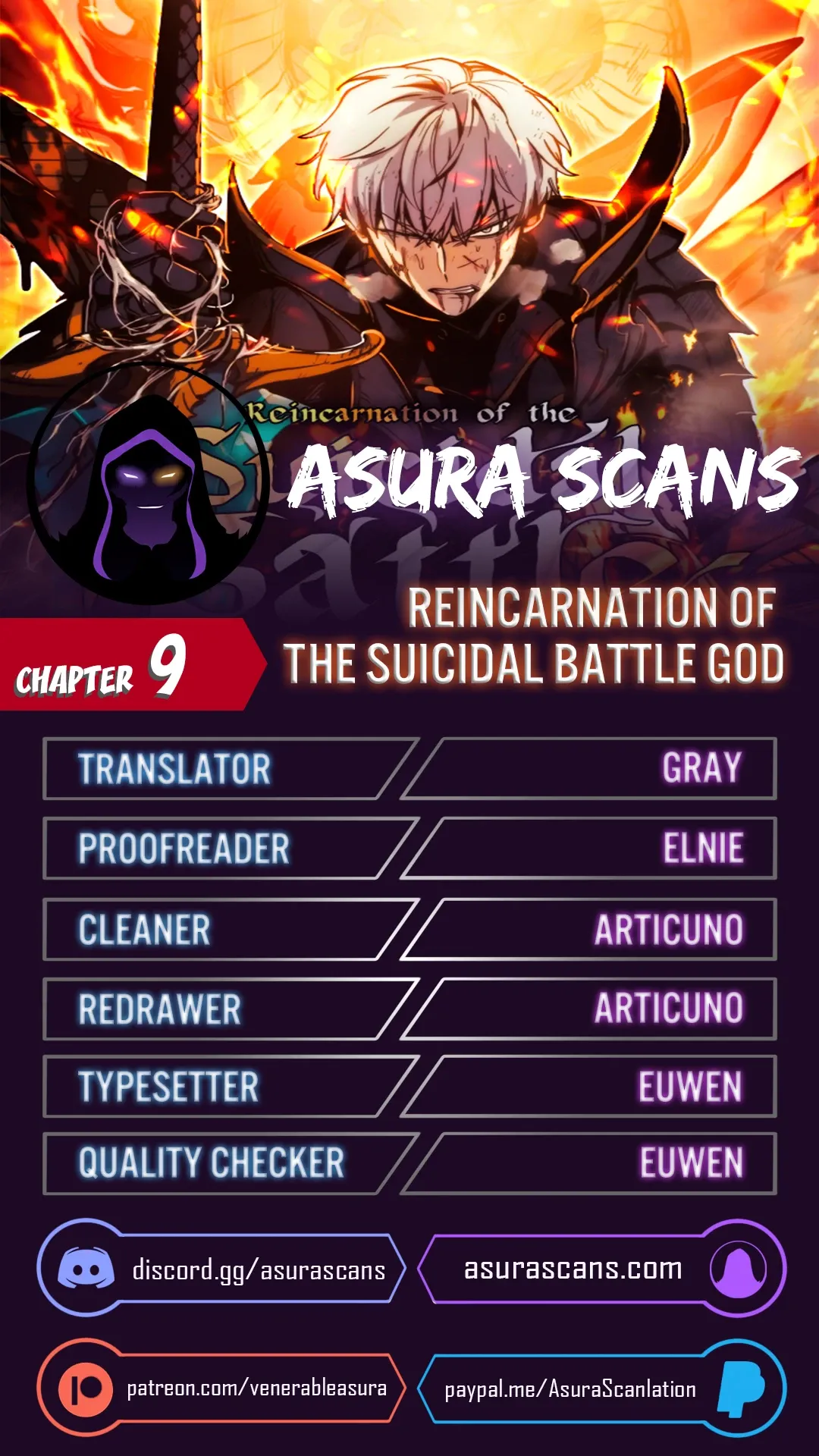 Read Reincarnation of the Suicidal Battle God En Manga Online