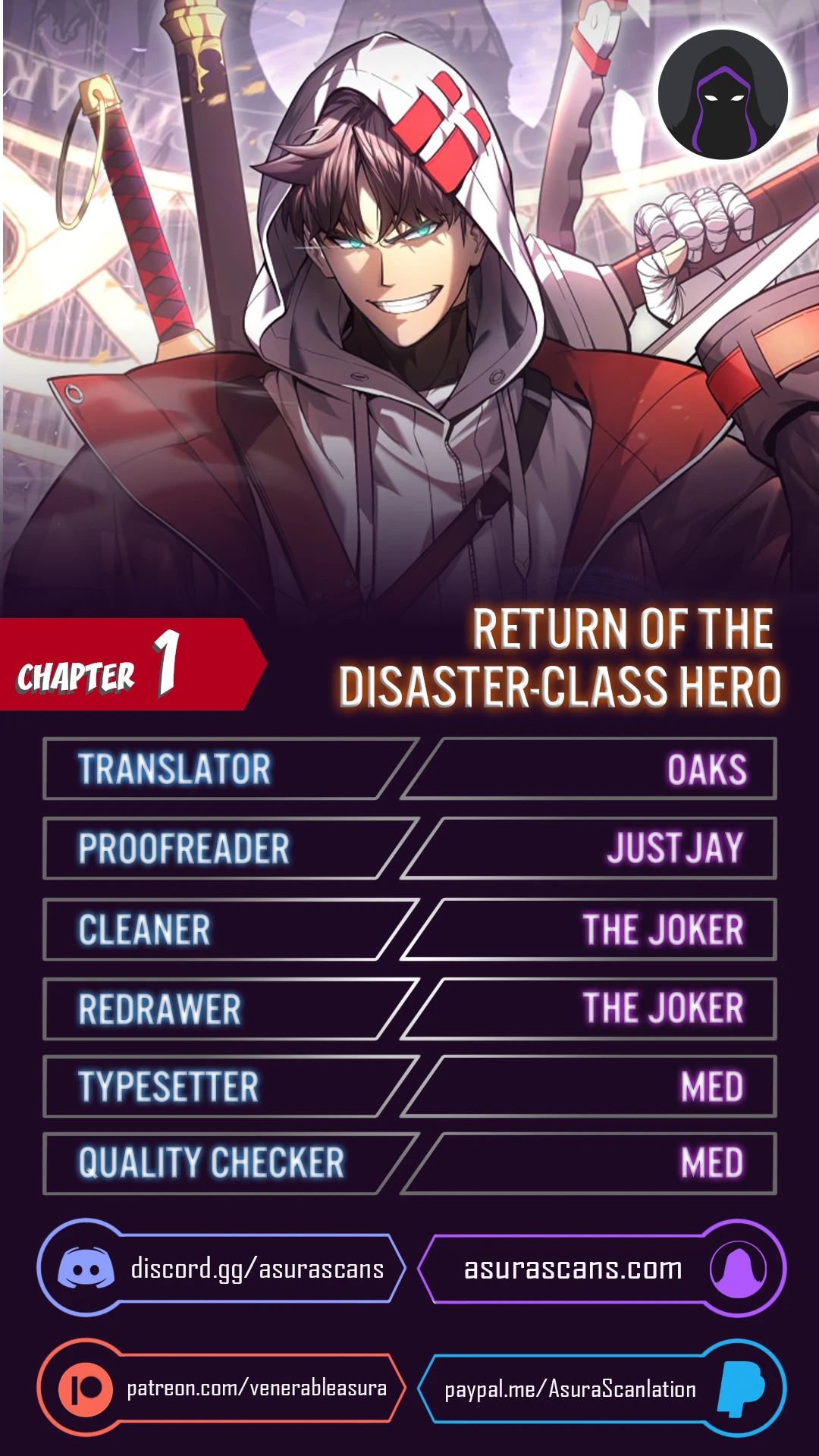 Read Return of the Disaster Class Hero En Manga Online