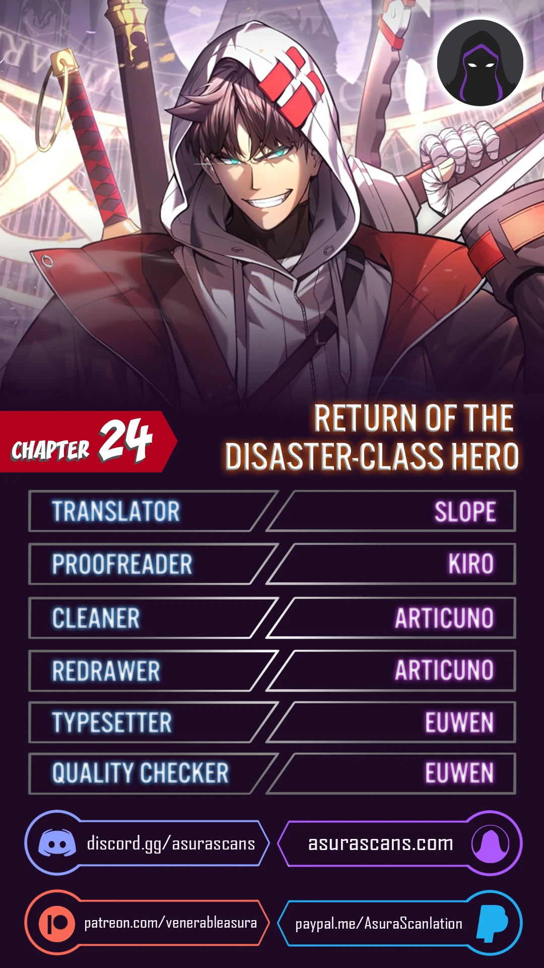 Read Return of the Disaster Class Hero En Manga Online