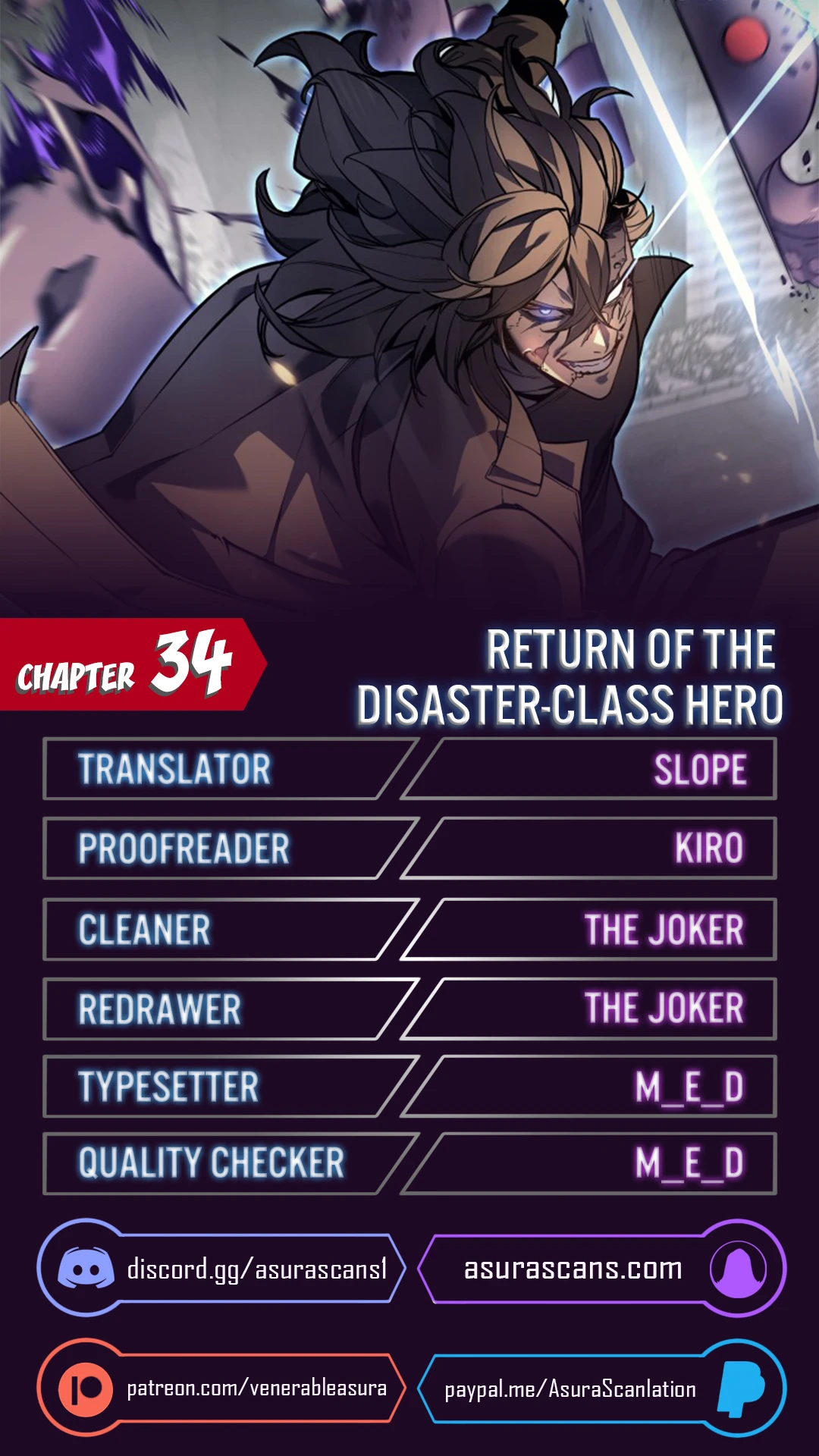 Read Return of the Disaster Class Hero En Manga Online
