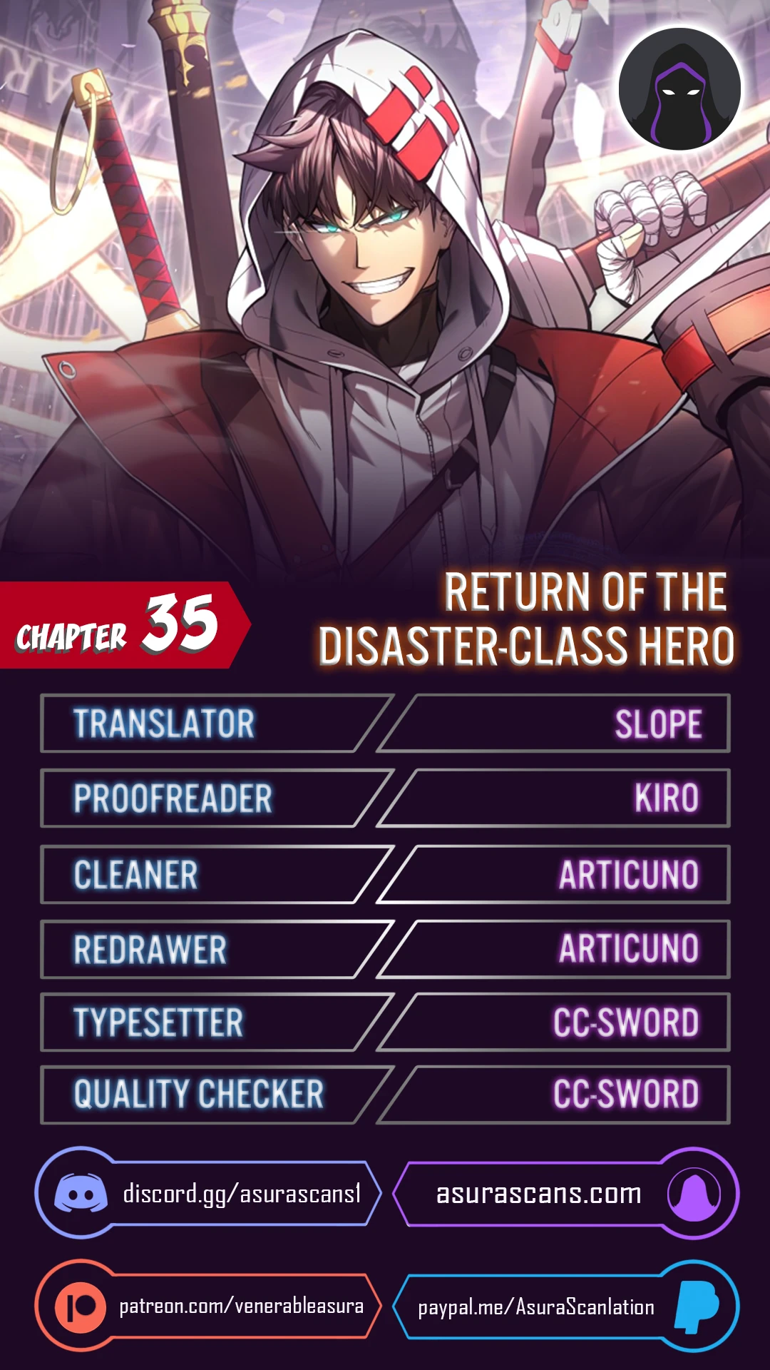 Read Return of the Disaster Class Hero En Manga Online
