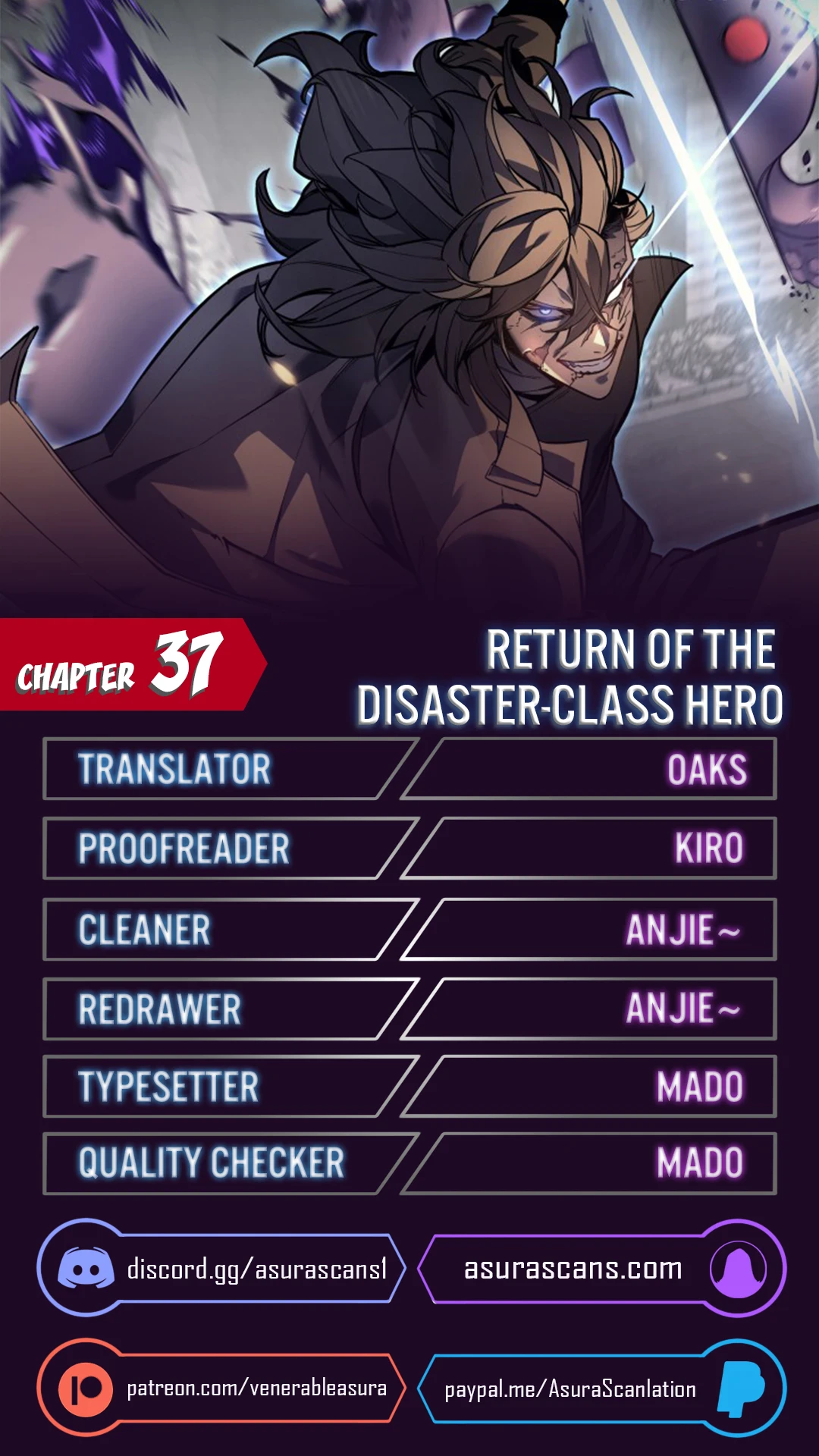 Read Return of the Disaster Class Hero En Manga Online