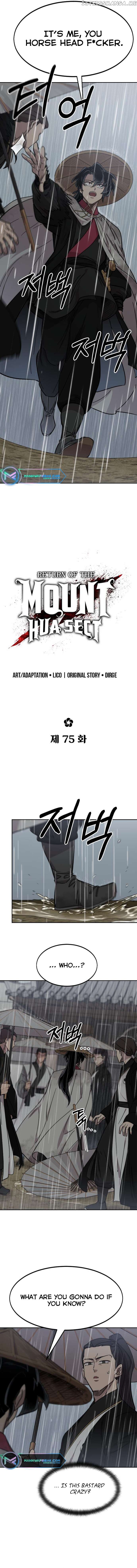 Read Return of the Mount Hua Sect En Manga Online