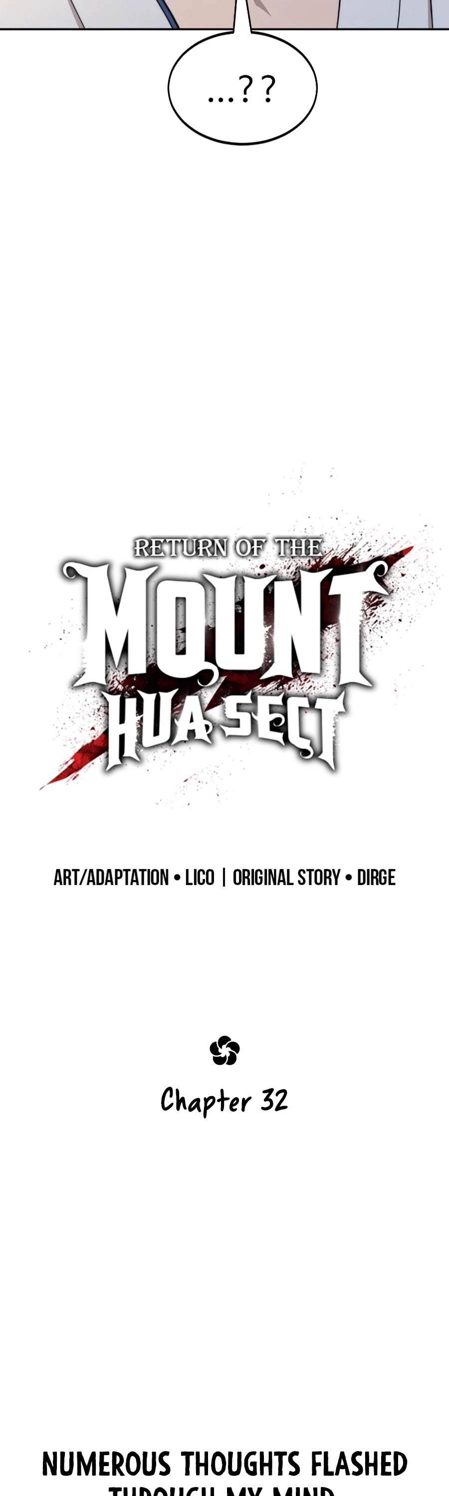 Read Return of the Mount Hua Sect En Manga Online