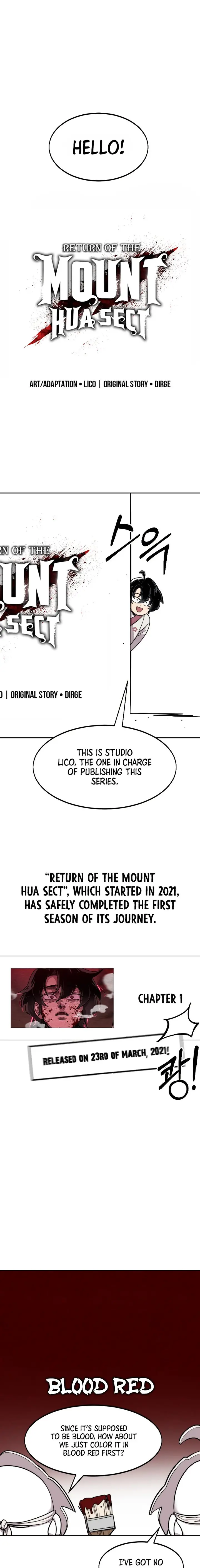 Read Return of the Mount Hua Sect En Manga Online