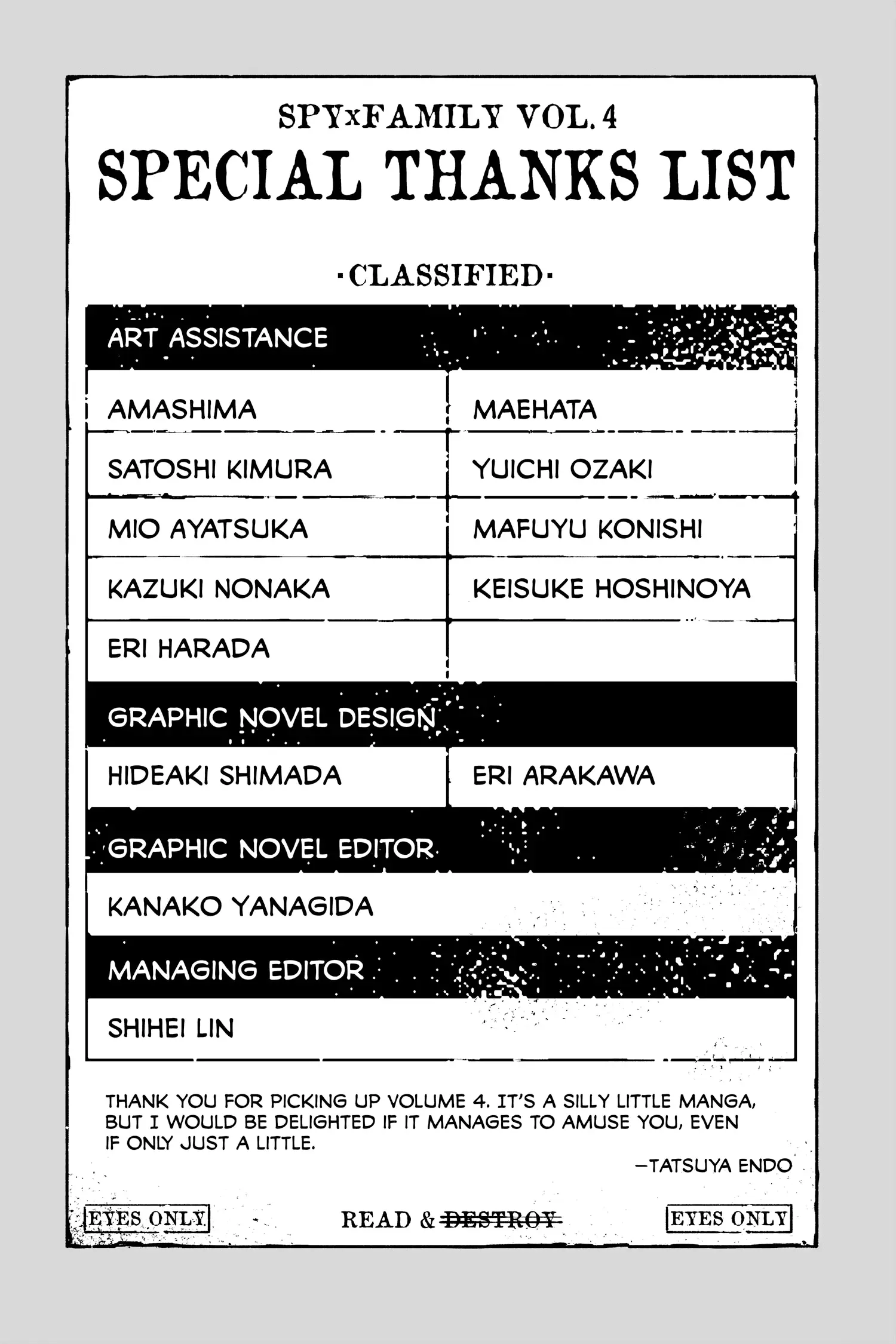 Read Spy x Family En Manga Online