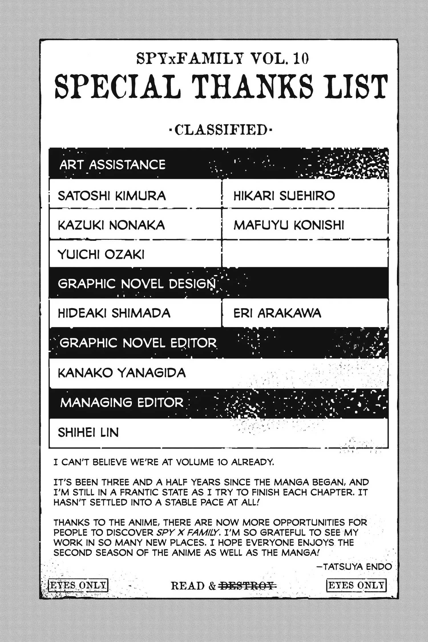 Read Spy x Family En Manga Online