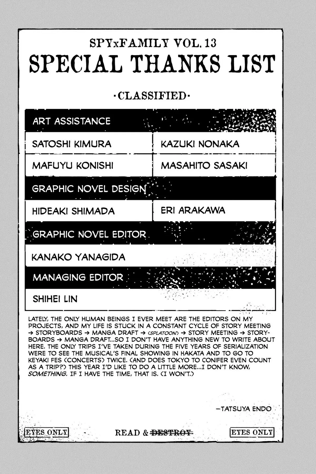 Read Spy x Family En Manga Online