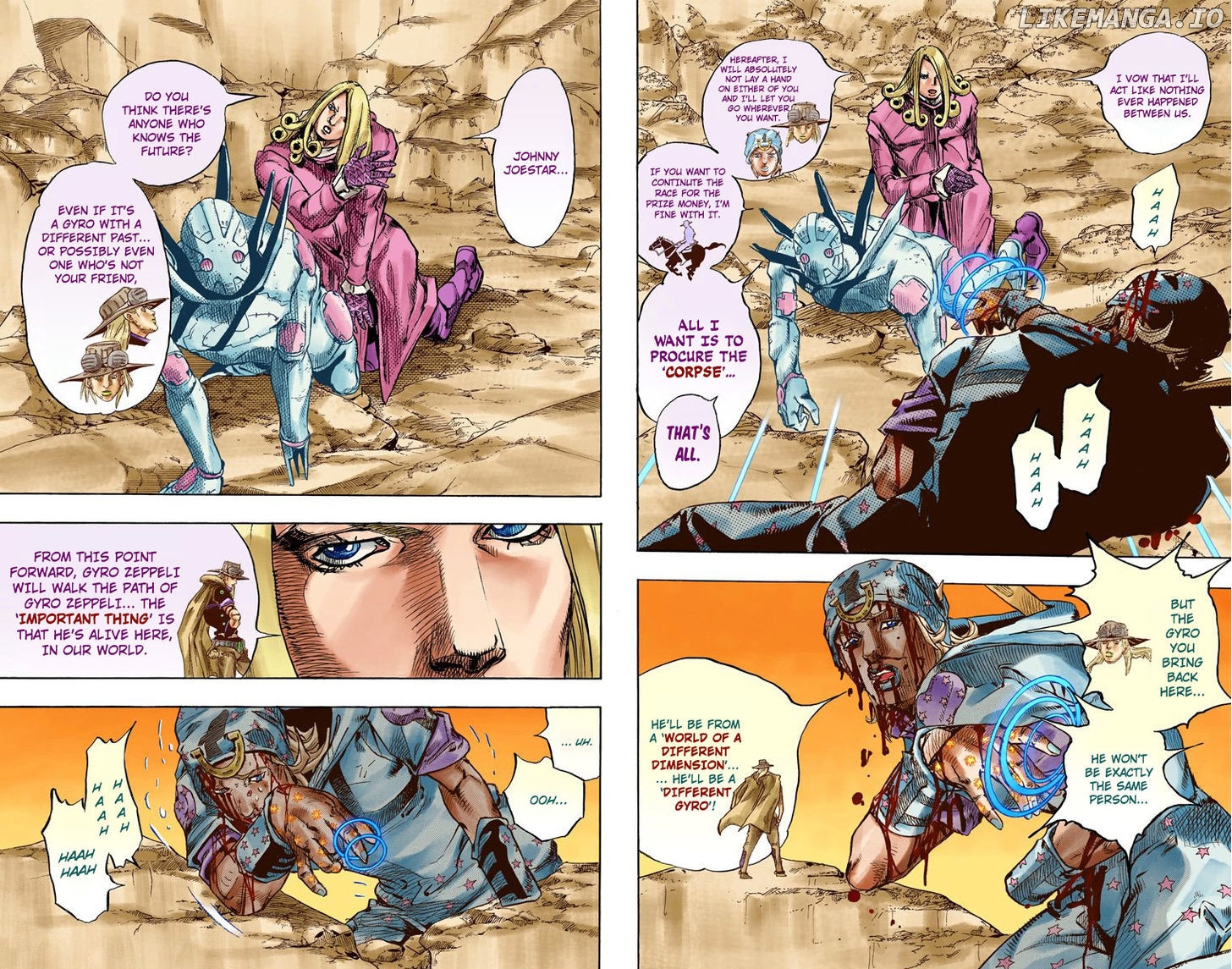 Read Steel Ball Run En Manga Online