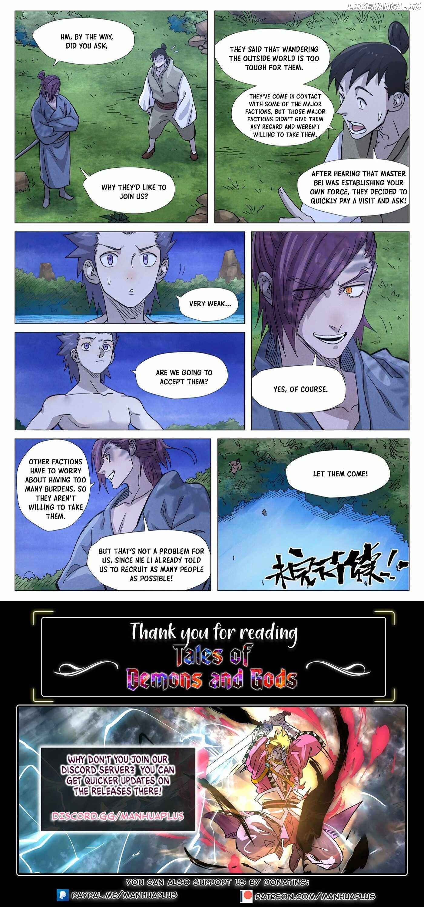 Read Tales of Demons and Gods En Manga Online