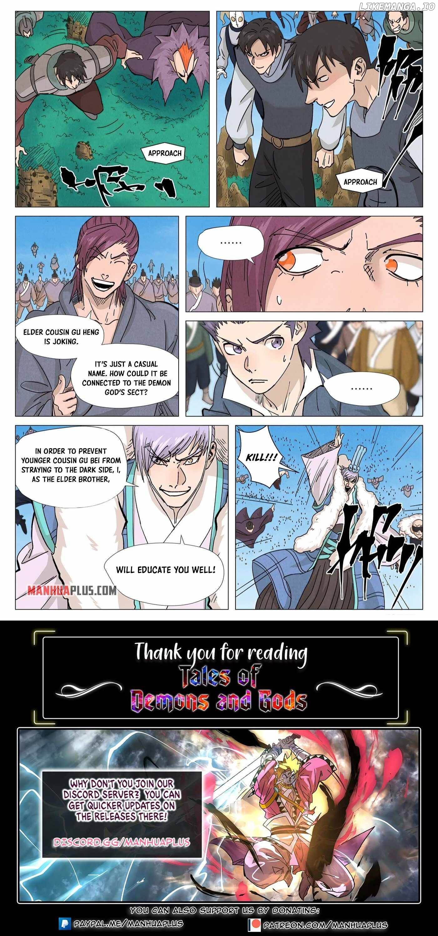 Read Tales of Demons and Gods En Manga Online