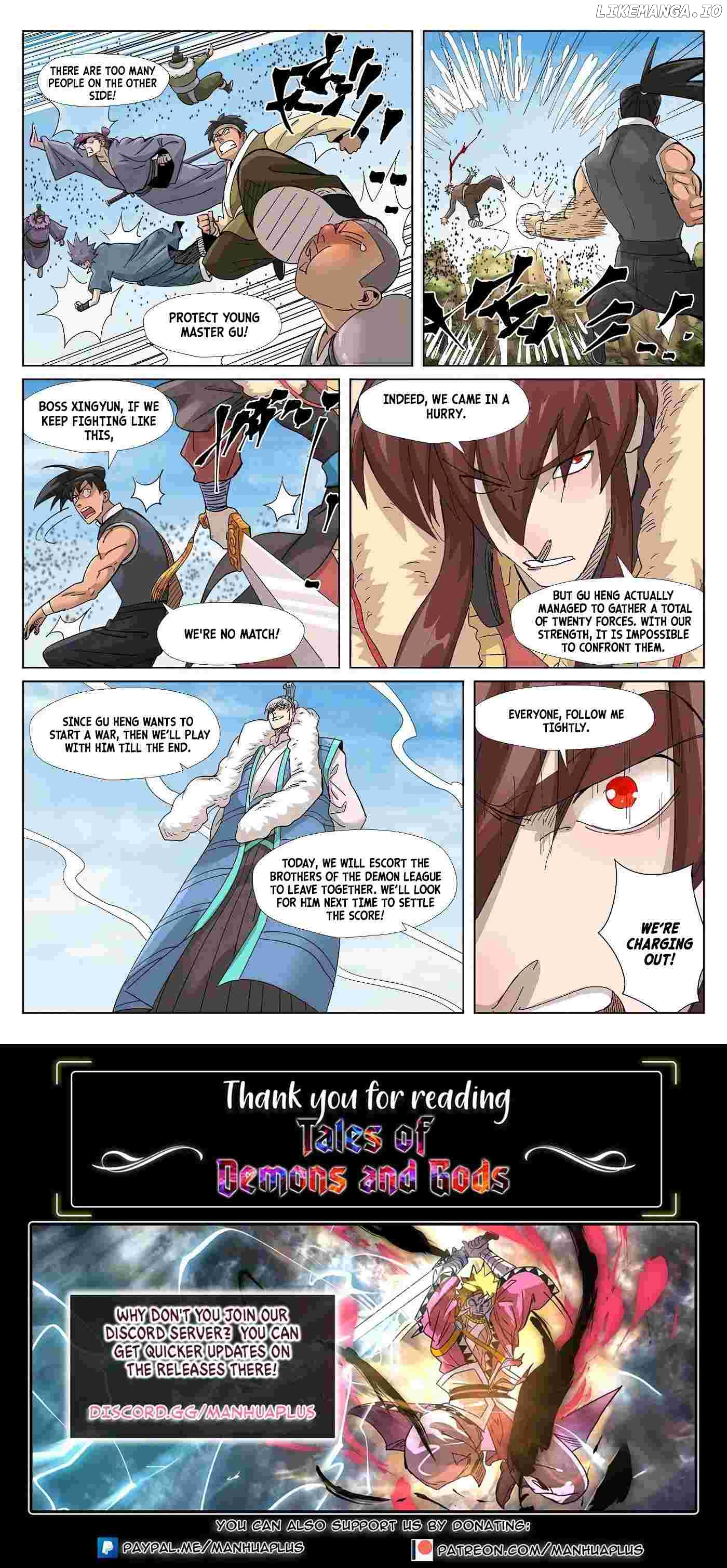 Read Tales of Demons and Gods En Manga Online
