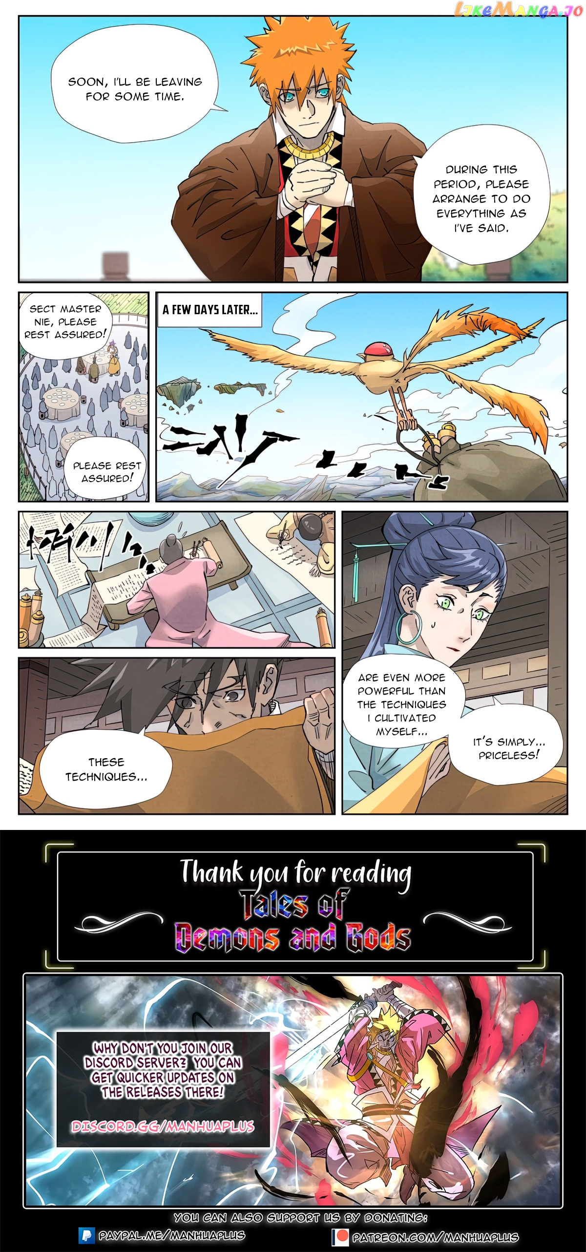 Read Tales of Demons and Gods En Manga Online