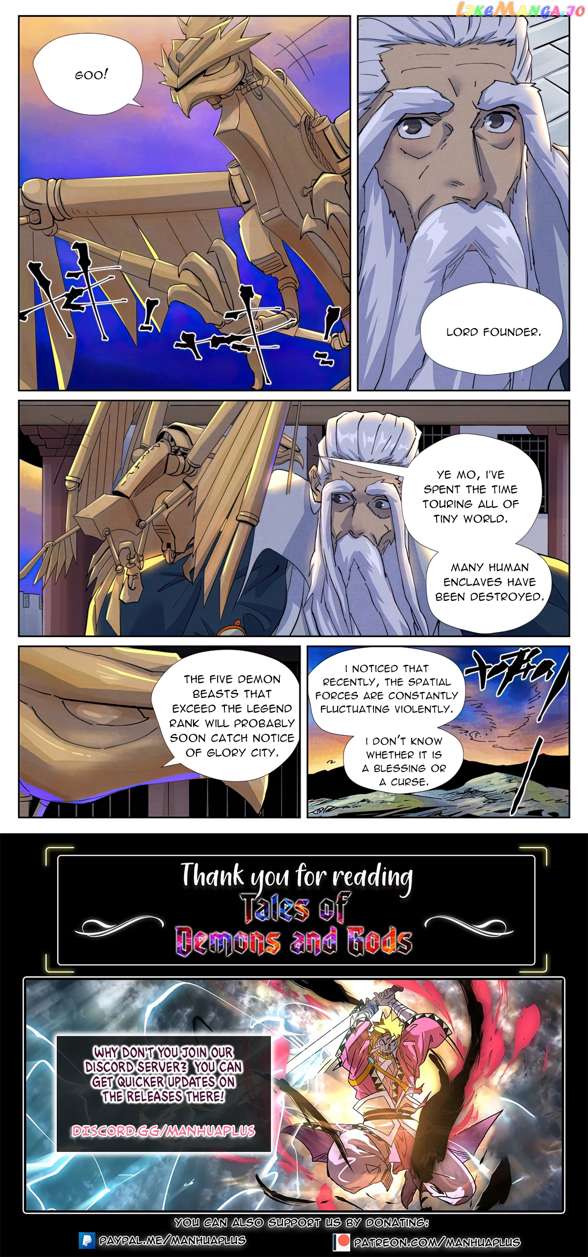 Read Tales of Demons and Gods En Manga Online