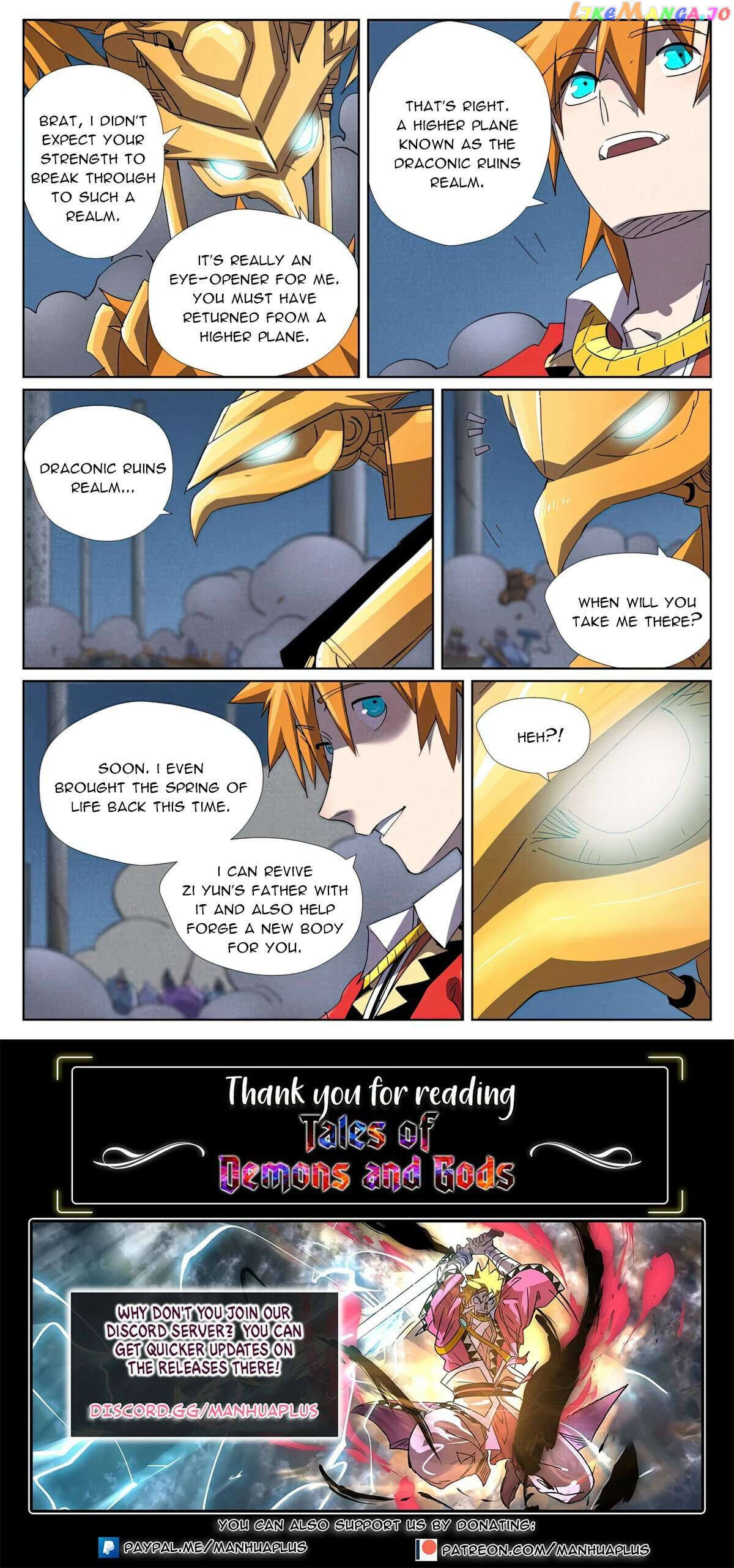 Read Tales of Demons and Gods En Manga Online