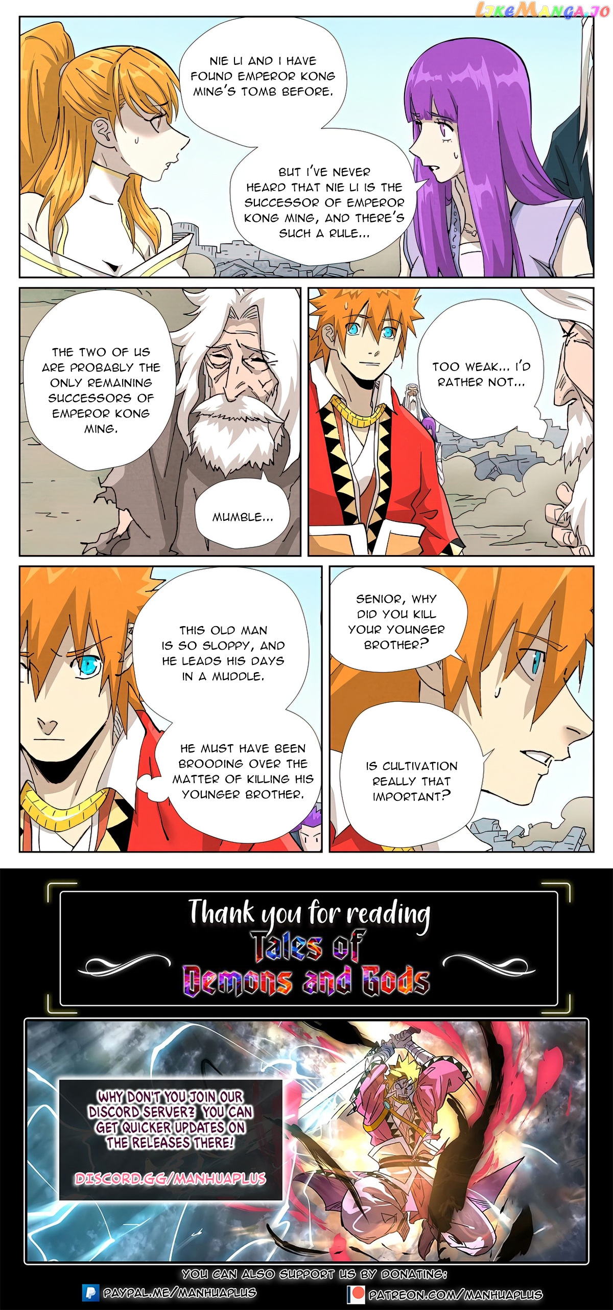 Read Tales of Demons and Gods En Manga Online