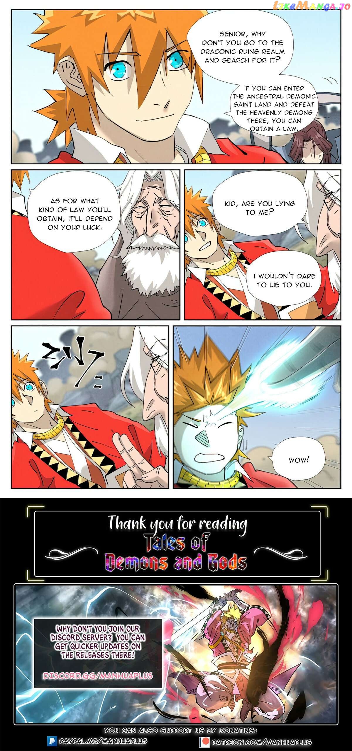 Read Tales of Demons and Gods En Manga Online