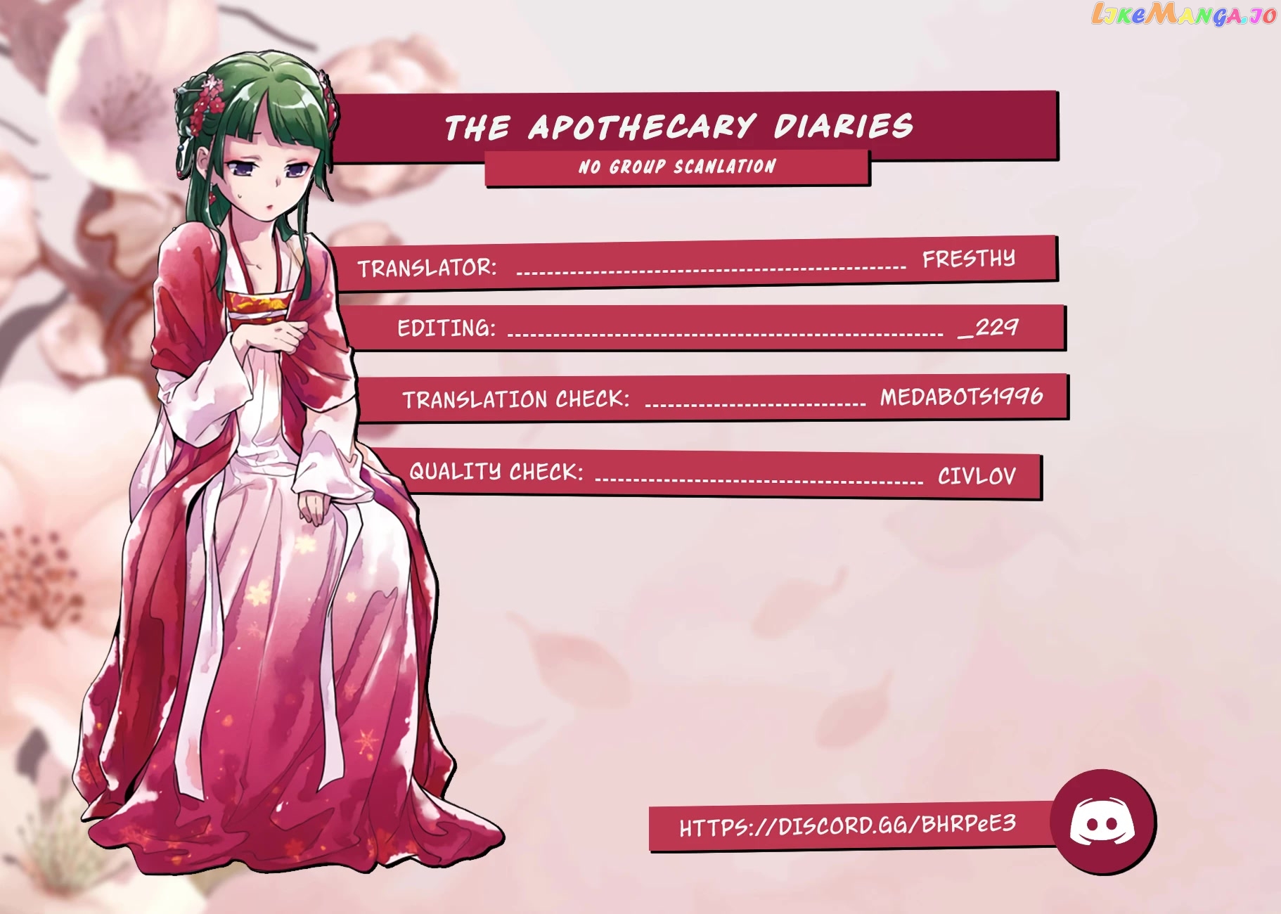 Read The Apothecary Diaries En Manga Online