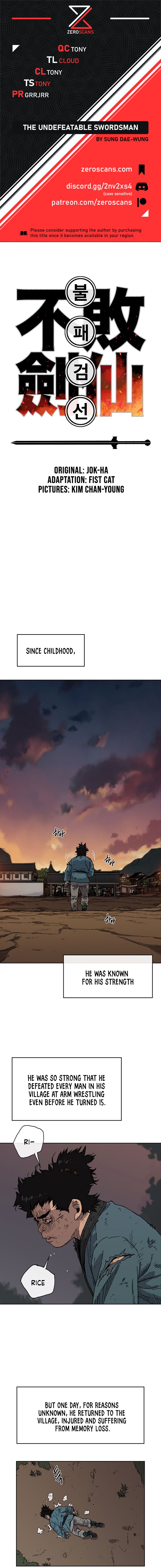 Read The Undefeatable Swordsman En Manga Online