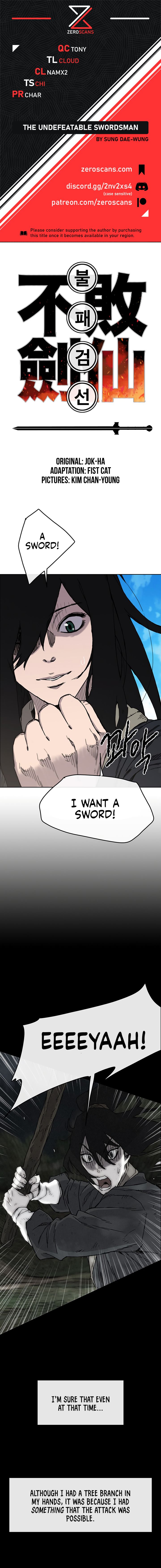 Read The Undefeatable Swordsman En Manga Online