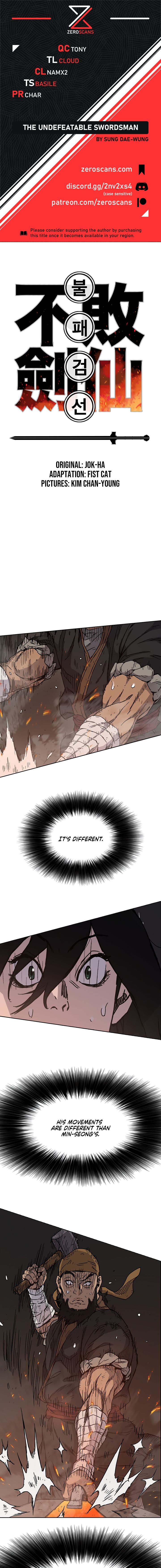Read The Undefeatable Swordsman En Manga Online