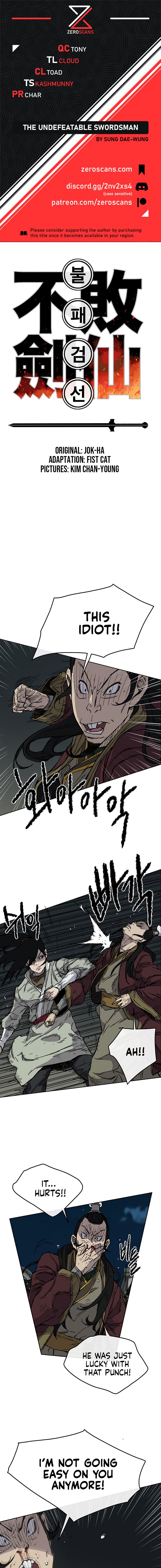 Read The Undefeatable Swordsman En Manga Online