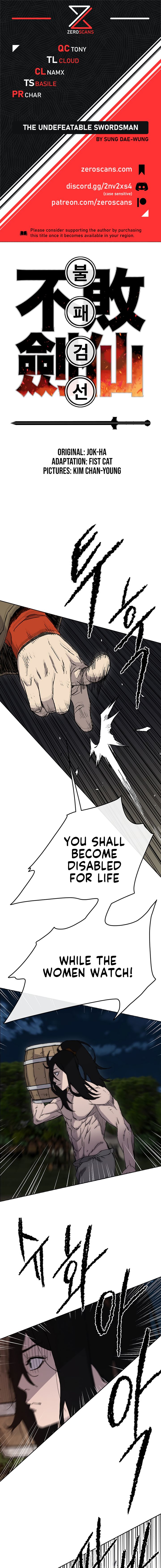 Read The Undefeatable Swordsman En Manga Online