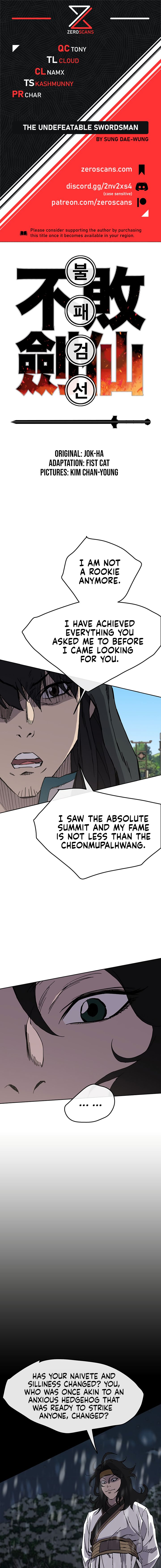 Read The Undefeatable Swordsman En Manga Online